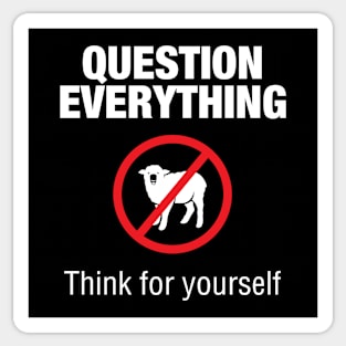 Question Everything Sticker